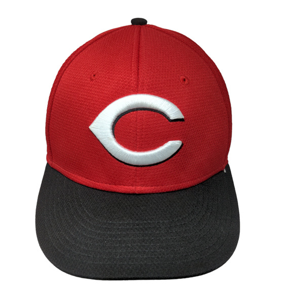 OC Sports Men's Team MLB Cincinnati Reds Strapback Hat Red Size OSFM Logo - Picture 1 of 7